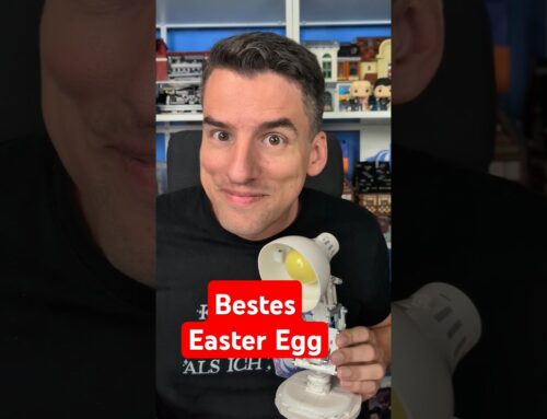 Ein Easter Egg ist tatsächlich dabei! Lego 21357 Pixar Lampe