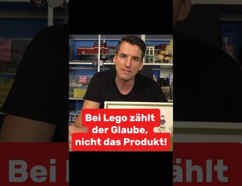 Ihr zahlt bei Lego nicht für das Produkt, sondern für den Glauben ❤️