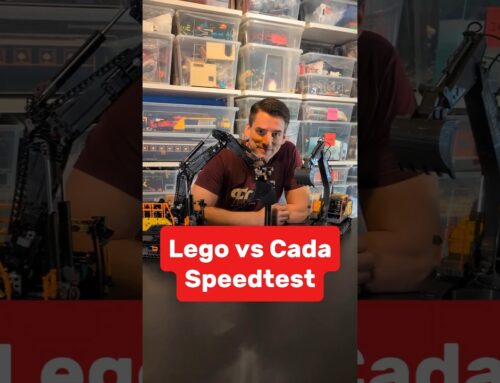 Legos Bagger kann schon nix, wenn er nun wenigstens gut aussähe… Volvo 42215 Armseligkeit