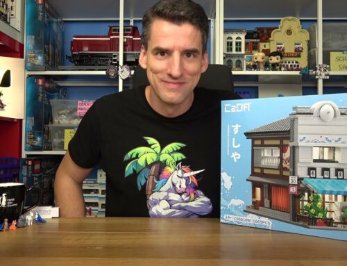 Cooles Set mit Beleuchtung, bester Abend! Live Bauen mit dem Helden – Japanisches Sushi-Restaurant