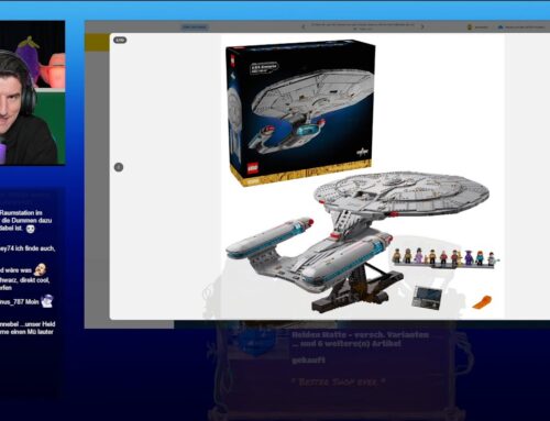 Held der Steine und der erste Blick auf Legos Versuch der Enterprise D mit ⁨@gorillaimnebel_