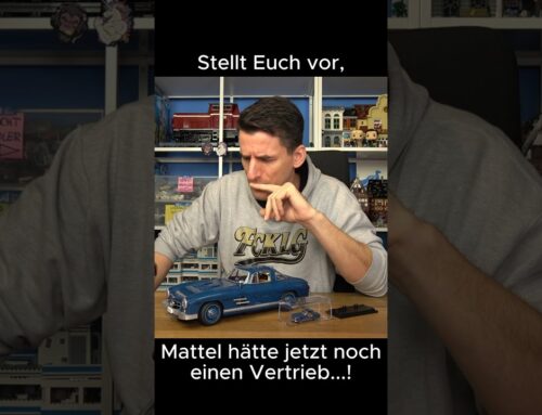 Soooo viel Freude und nur die Farbseuche stört am Modell! Mattel 300SL