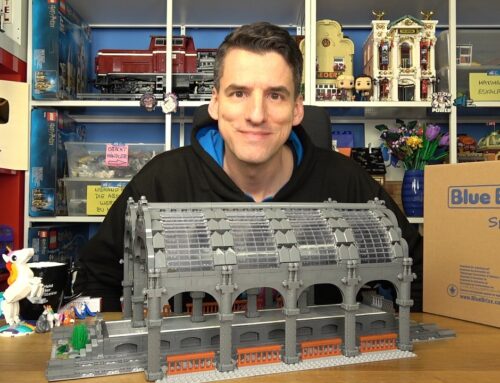 Die Lösung für die Katastrophe: BlueBrixx® 108424 Hauptbahnhof: Altes Dach mit breitem Bahnsteig