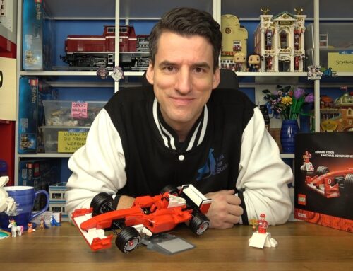 Rotes Auto mit generischer Figur, aber es gibt tolle Sticker: LEGO® 11375 Ferrari F2004