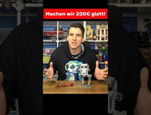 Aufrunden! Aus 50€ müssen bei Lego 120€ werden und dann gehen auch 200 👍 75424 AT-ST
