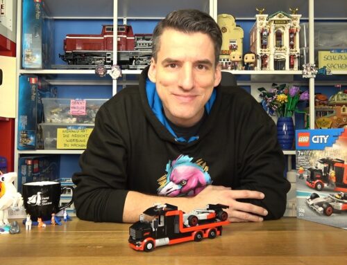 Super Truck mit sinnloser Lizenz statt Smart Brick: LEGO® City 60493 F1 Display Truck & Audi Flitzer