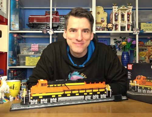 Display-Zug als 60€-Einsteig: Mould King® 12041 BNSF Locomotive