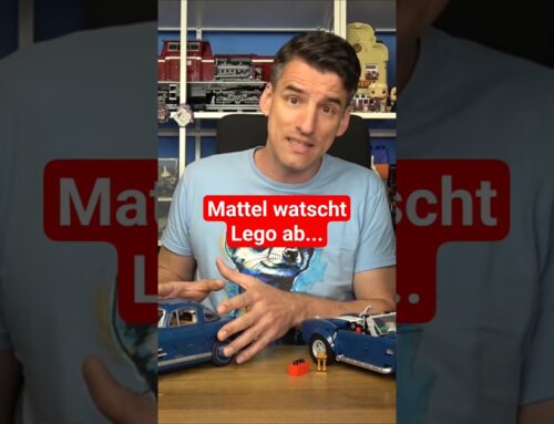 Mattel führt Lego vor – 300SL Modell gegen Shelby Cobra Versuch