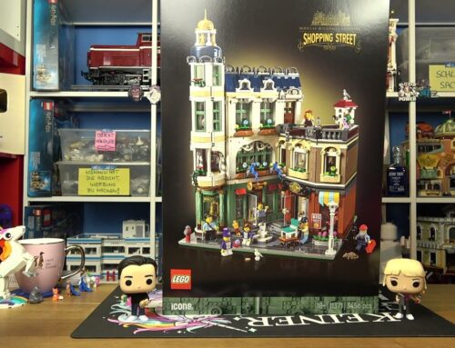 Stef hat’s geschmuggelt! Live Bauen mit dem Helden – Lego 11371 Einkaufsmeile