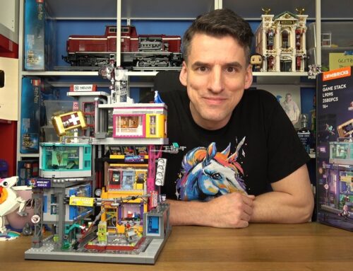 Die beste Serie aktuell? Die Cyberpunk-Welt wächst weiter: Lumibricks® 9095 Spielhalle
