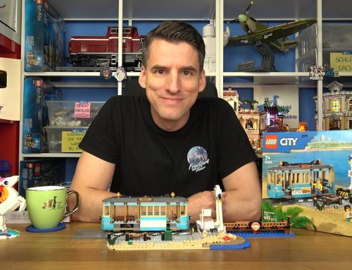 Die Bahn spielt die Nebenrolle: LEGO® City 60506 Klassische Strandstraßenbahn