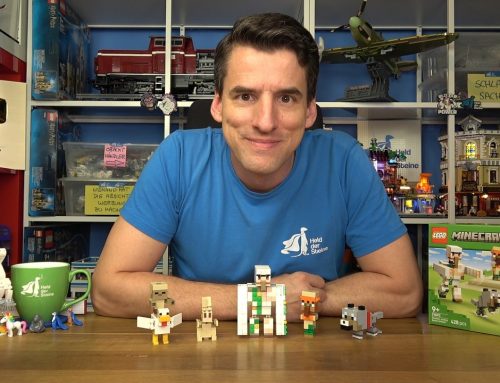 Von unten betrachtet super! LEGO® Minecraft 21592 Angriff des Hühnerreiters in der Wüste