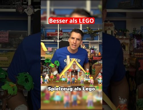 Zum Spielen ist Playmobil die klare Nr 1 und sieht auch in der Vitrine besser aus…